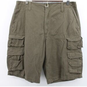 Ocean Pacific OP Cargo Shorts Mens Size 36 Green Inseam 12" Y2K Vintage 2009